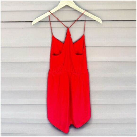 Madewell Women's Silk Starview Cami Dress Size 00 Red Sleeveless Summer Short - Picture 5 of 5